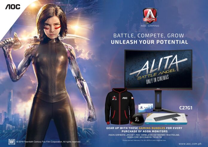 AOC & Twentieth Century Fox Premiers Alita: Battle Angel at SM Megamall
