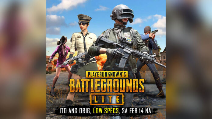 PUBG Lite beta test starting this Feb 14 in the PH