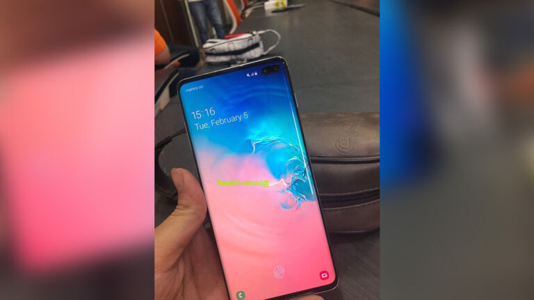 Samsung galaxy s10 front cover