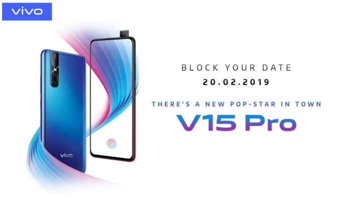 Vivo V15 Pro’s 48MP Rear Camera & 32MP Pop-up selfie camera confirmed