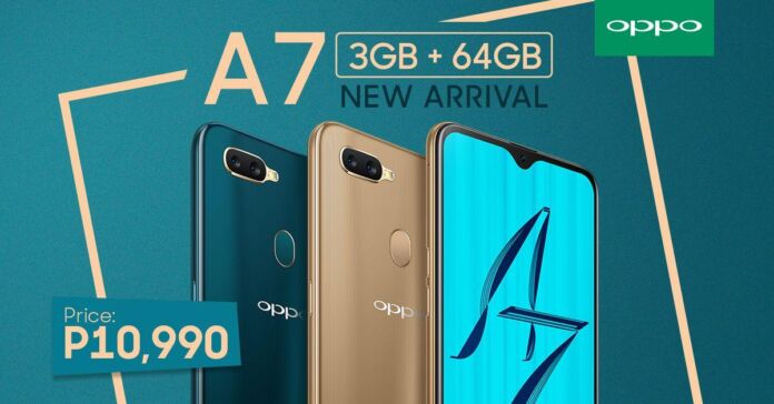 OPPO A7 3GB Now Available in the Philippines
