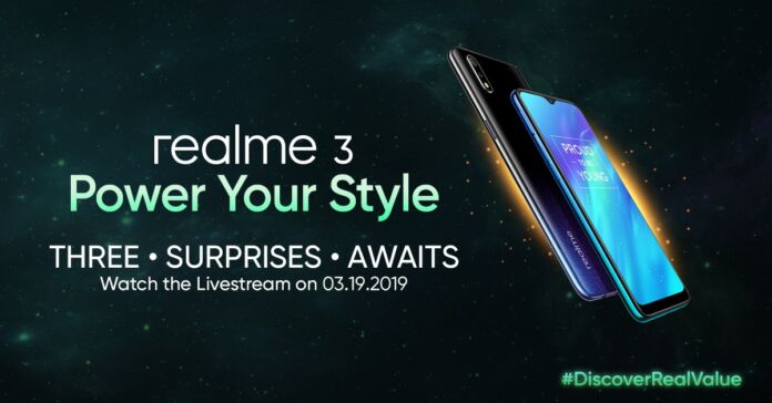 Realme 3 Launching this March 19 in the PH