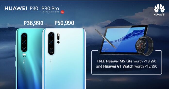 Get freebies worth Php31,980 when you pre-order the Huawei P30 or P30 Pro tomorrow!