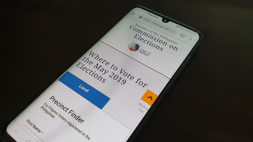 How to find precinct Election 2019 Philippines