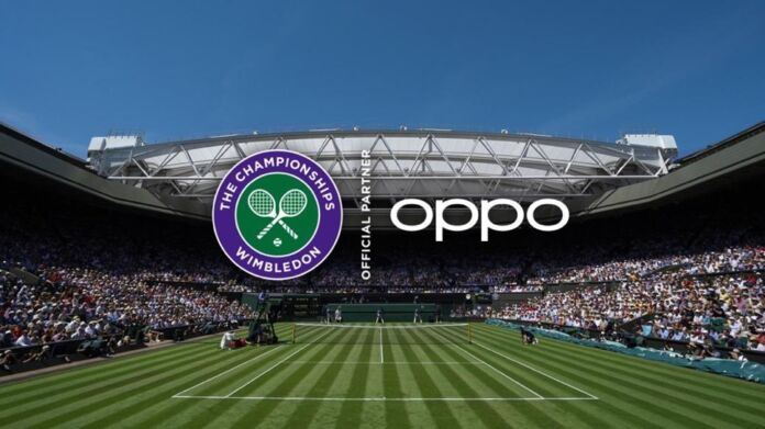 OPPO is the first official smartphone and Asian partner of Wimbledon
