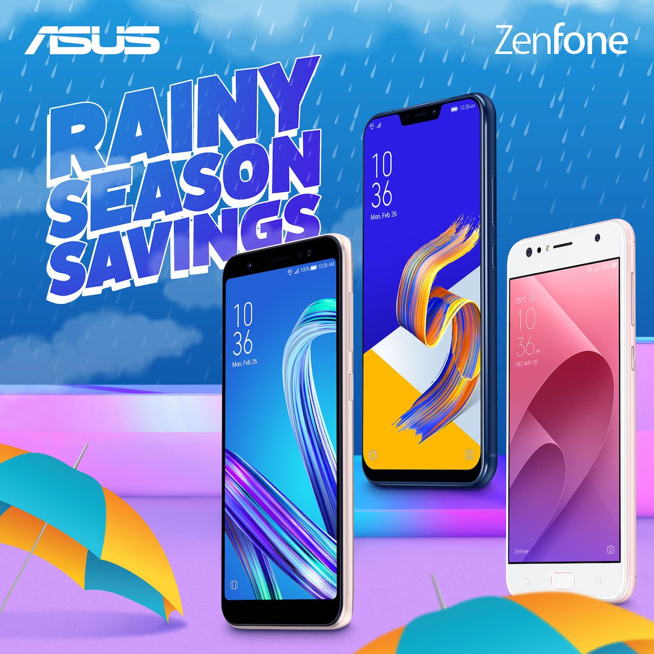 ASUS slashed off ZenFones’ price with their “Rainy Season Savings” promo