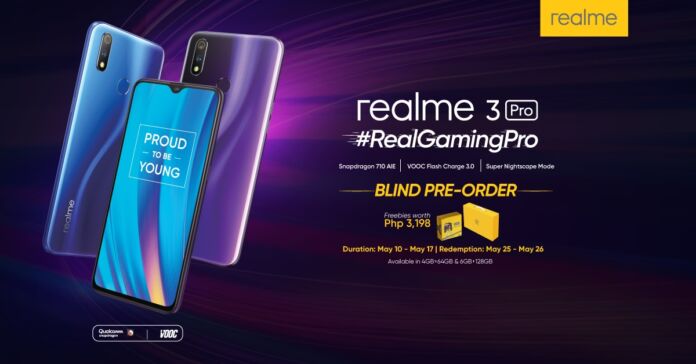 Realme 3 Pro Blind Pre-Order stats this May 10