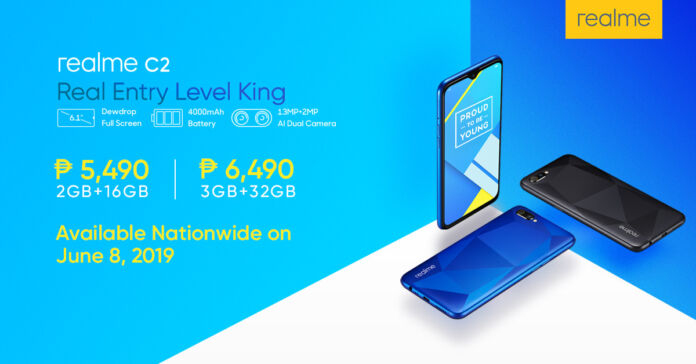 Realme C2 will be arriving in the Philippines next week