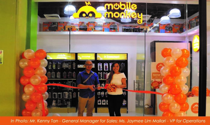 Mobile Monkey opens at Robinsons Galleria