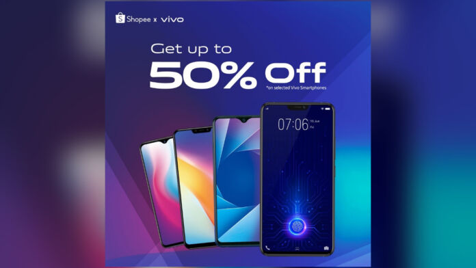 Get discounts at Vivo Super Day at Shopee today