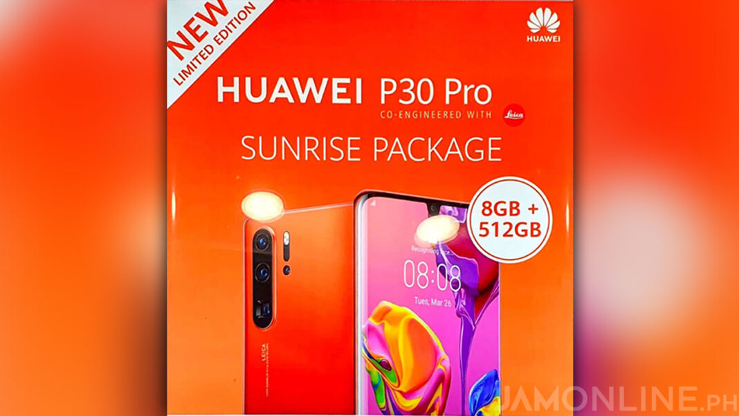 HUawei P30 Pro Sunrise Red