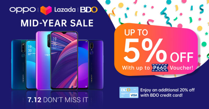 Get up to 27.5% off on OPPO smartphones at Lazada’s Mid-Year Sale 2019