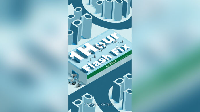 OPPO Launches the first-ever 1 hour Flash Fix service