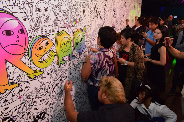 OPPO Reno Collective Pop-up Art Exhibit now up at BGC High Street