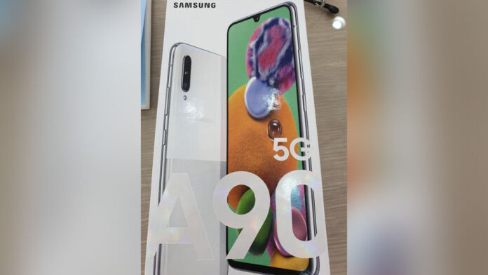 Samsung Galaxy A90 5G Retail Box Leaks out