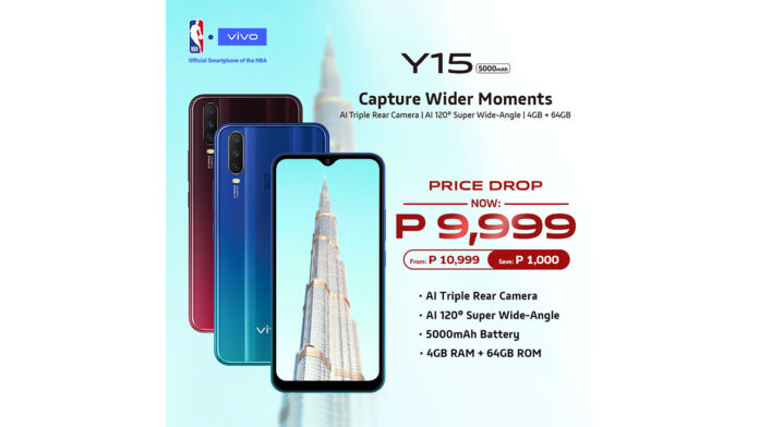 Vivo Y15 gets a price drop!