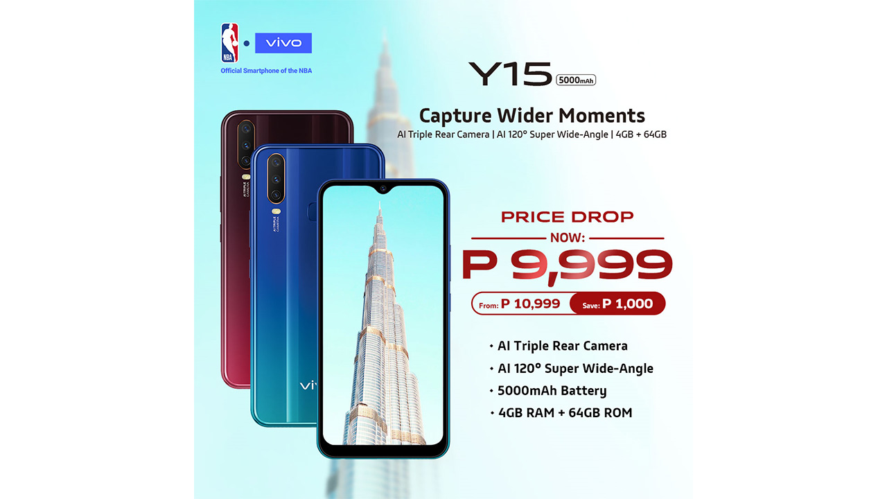 Vivo Y15 Gets A Price Drop Jam Online Philippines Tech News