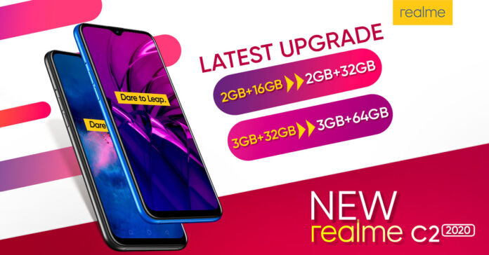 Realme C2 2020 with an upgraded memory is now available in the Philippines!