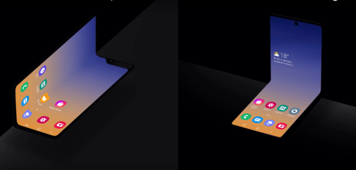 Samsung Teases a Clamshell Concept Foldable Phone