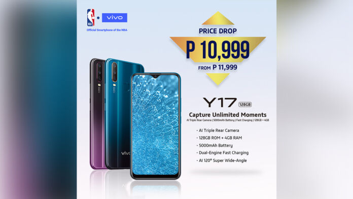 Vivo Y17 gets a price drop in the Philippines