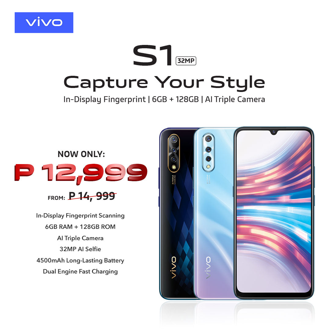 Vivo S1 Gets A Price Drop Jam Online Philippines Tech News