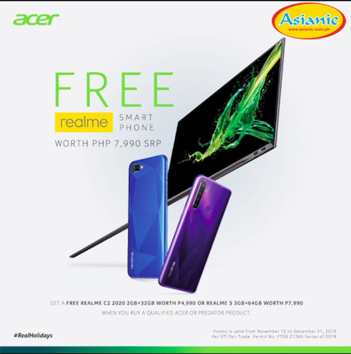 Acer Partners With Realme for a Gaming Laptop x Smartphone Promo!