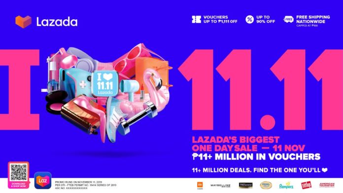 Get ready for discounts up to 95% at Lazada 11.11 sale