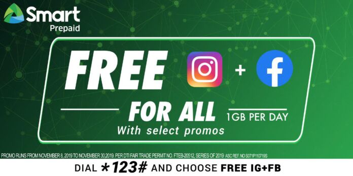 Smart and TNT unveils FREE Instagram and Facebook for all with prepaid promos
