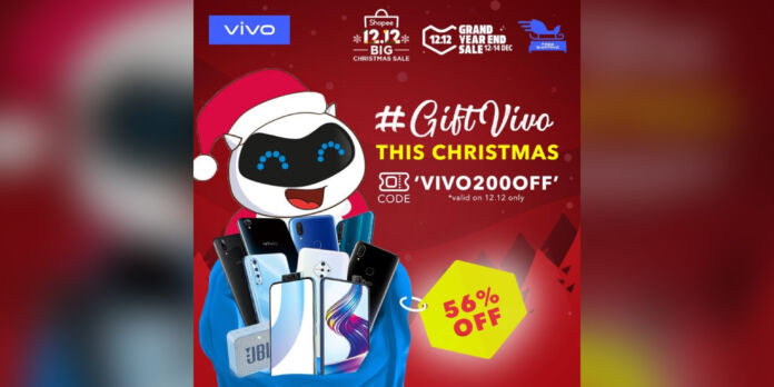 Get up to 56% discounts on Vivo Smartphones at Lazada & Shopee 12.12 sale