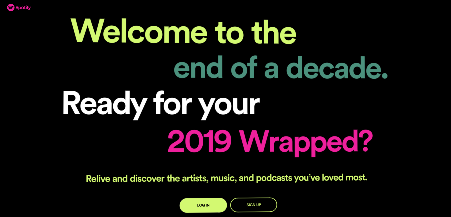 spotify wrapped slideshow