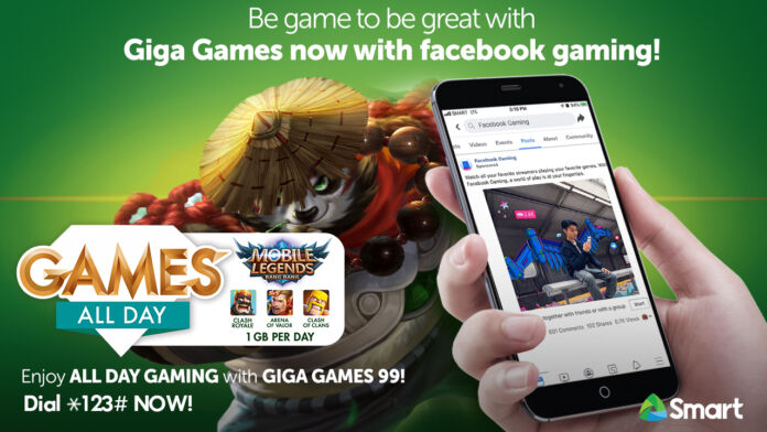 Smart is boosting Giga Games with FB Gaming