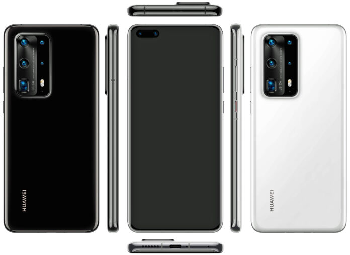 Huawei P40 Pro leaked render photos show penta-lens camera