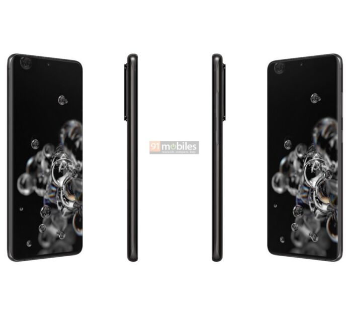 Samsung Galaxy S20 Ultra Official Renders Leaked