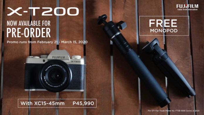 Fujifilm launches the X-T200 in the Philippines