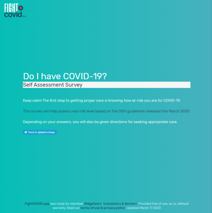 COVID-19 Online Self Assessment Tool Now Available