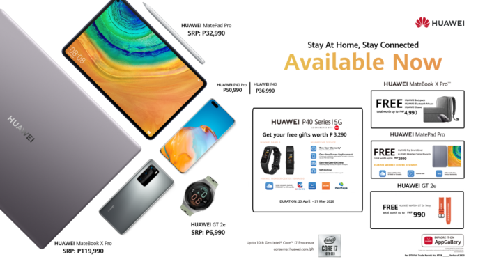 Huawei Philippines announces Stay Home and Stay Connected Promo