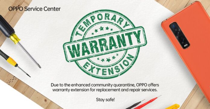 OPPO extends terms and service warranty for their customers