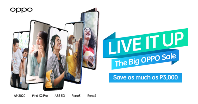 OPPO announces the Live It Up Sale Promotion