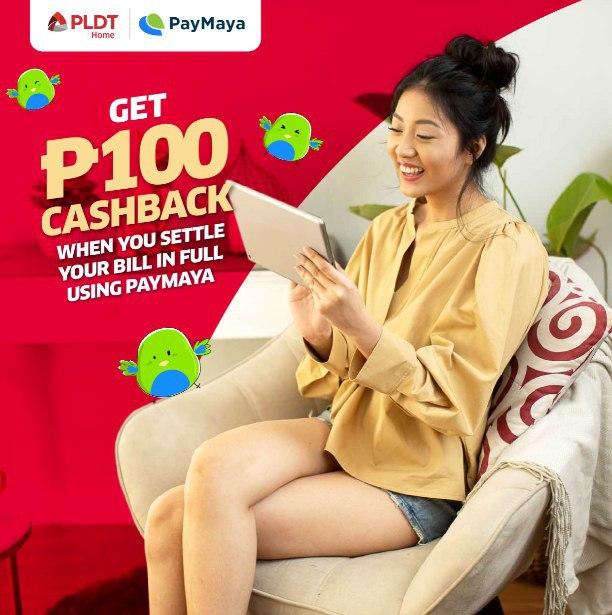 PLDT Home PayMaya Cashback