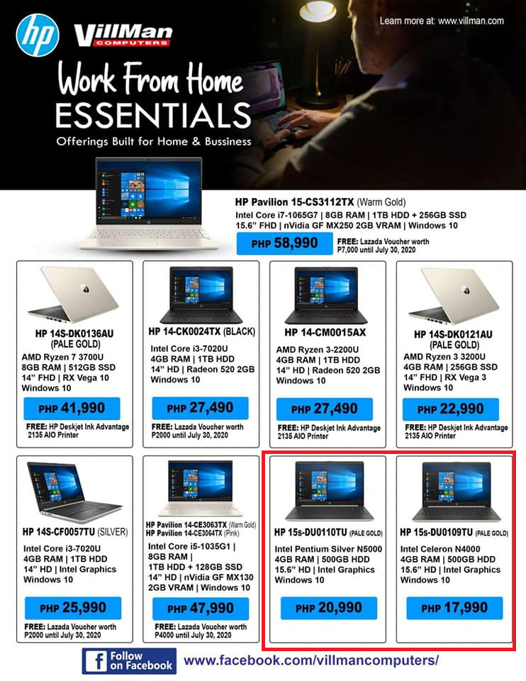 Laptops Philippines Price List