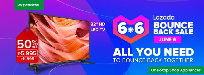 Get a 32″ XTREME LED TV for only Php5,995 this June 6