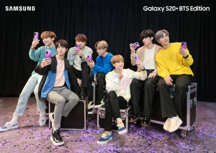 Samsung Galaxy S20+ BTS Edition Pre-Order starts today at 10 AM!