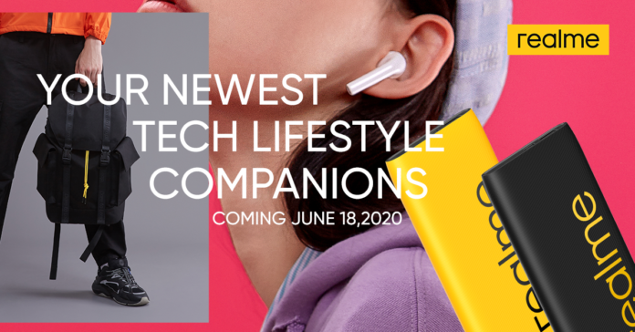 realme will launch the Buds Air Neo, Powerbank 2, and Adventure Backpack this June 18
