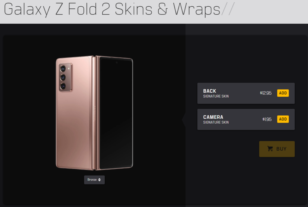 dbrand galaxy fold 2