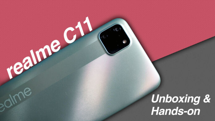 realme C11 Unboxing and Hands-On video
