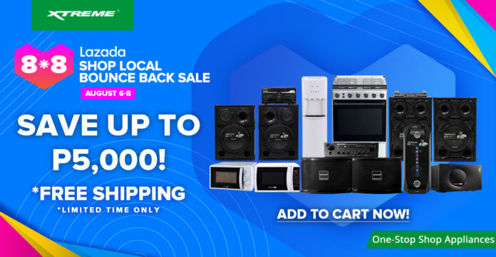 Get up to 40% discount on XTREME Appliances this 8.8 Online Sale