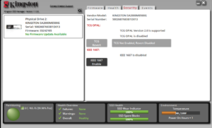 kingston ssd manager not see drive