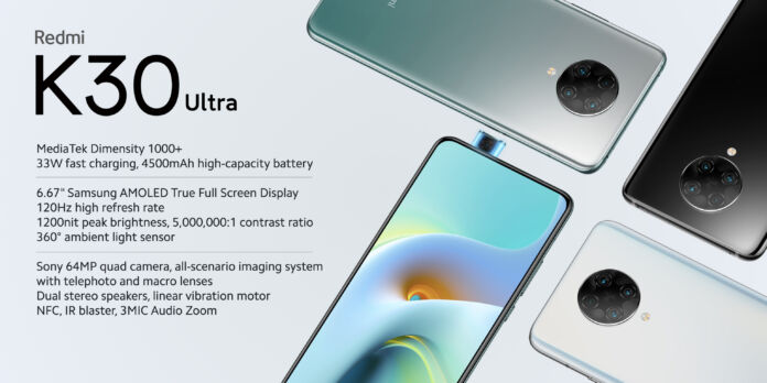 Redmi K30 Ultra: Affordable 5G smartphone with Dimensity 1000+ processor