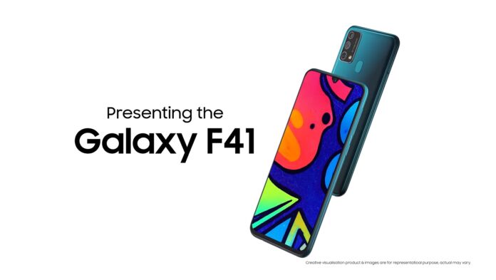 Samsung Galaxy F41 Unveiled: 6000mAh battery and 64MP triple lens camera