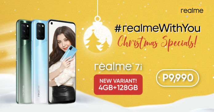 realme 7i now comes in a more affordable 4GB+128GB variant!
